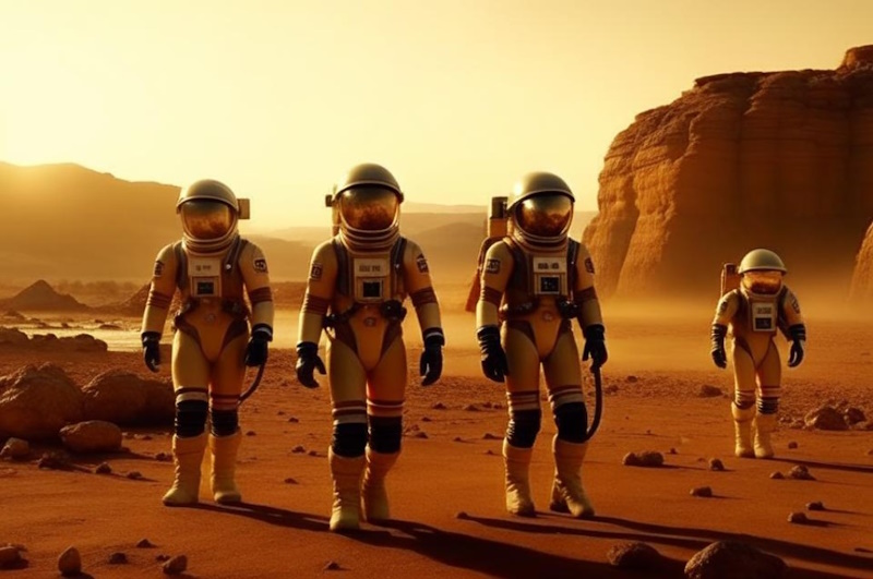 Люди на Марсе